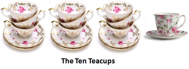 1. Ten Teacups