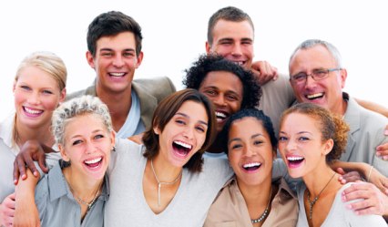 crowd-of-laughing-people