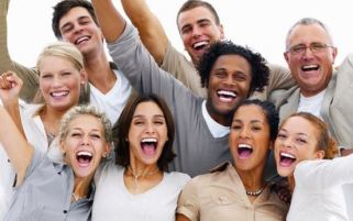 people-happy-cheering